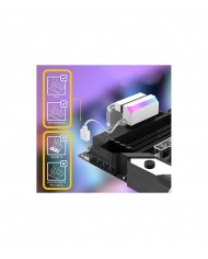 ATX 90 Derece - ARGB Konnektör - SİYAH