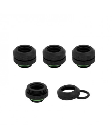 Corsair Hydro X Serisi XF Hardline Rakoru 12mm (Dörtlü Paket) - Siyah