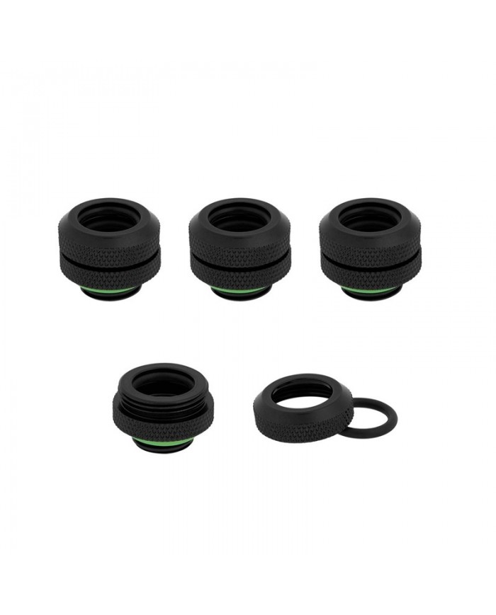 Corsair Hydro X Serisi XF Hardline Rakoru 12mm (Dörtlü Paket) - Siyah