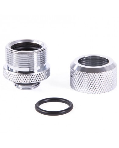 Alphacool Eiszapfen 14mm HardTube Screw-on Nozzle G14 - Chrome (Altılı Paket)