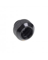 Alphacool Eiszapfen 12mm HardTube compression fitting G1/4 - knurled - Deep Black Altılı Paket