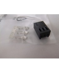 3 Pin Dişi Konnektör (Siyah)