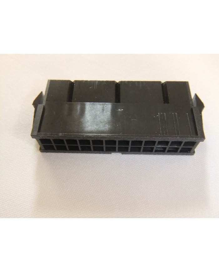 24 Pin Erkek Konnektör (Siyah)