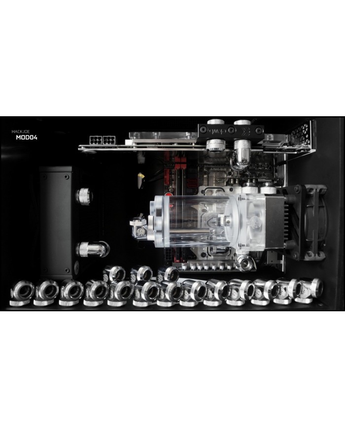 Bitspower G1/4″ Silver Shining Aqua-Pipe l – Gümüş