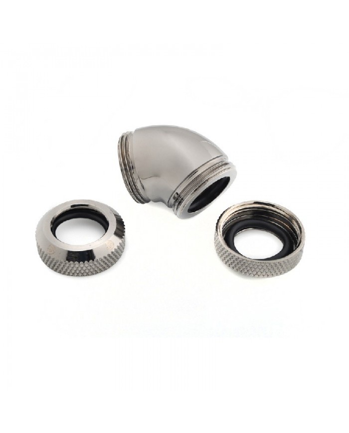 Bitspower Dual 12mm Tube 60°Adapter  - Black Sparkle