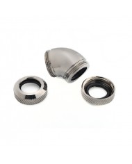 Bitspower Dual 12mm Tube 60°Adapter  - Black Sparkle