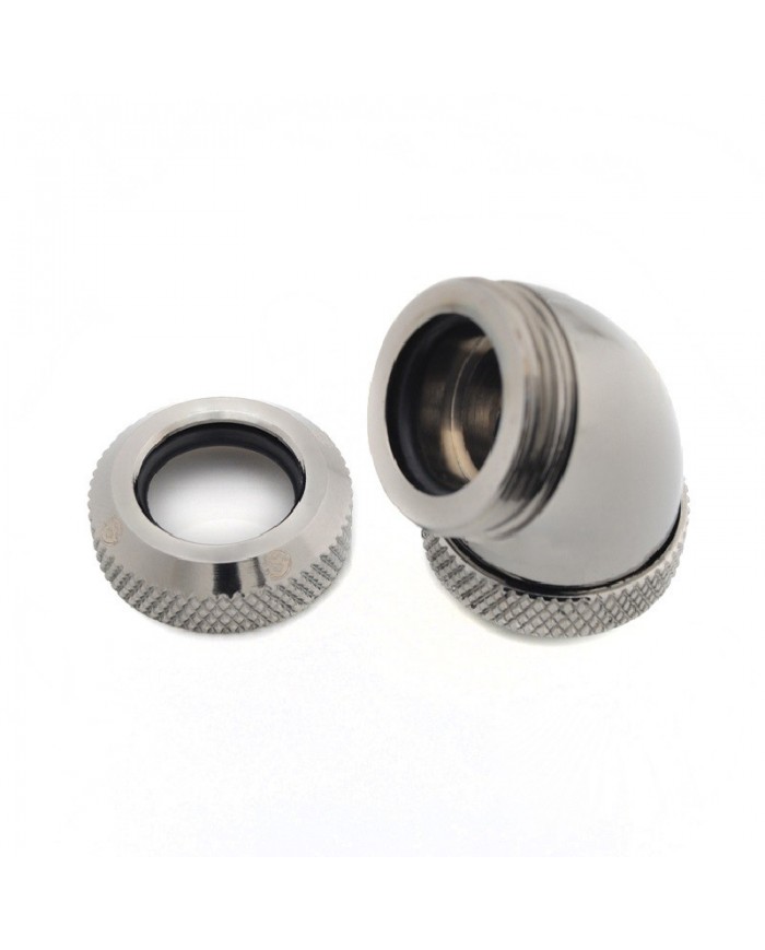 Bitspower Dual 12mm Tube 60°Adapter  - Black Sparkle