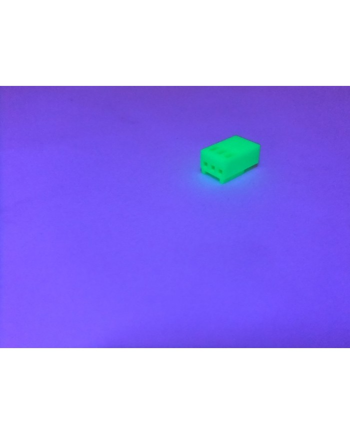3 Pin Dişi Konnektör (UV - Yeşil)
