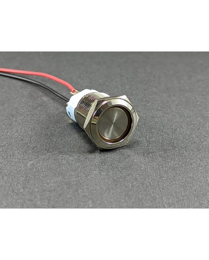 Metalik - Işıklı On-Off Buton (16 mm)
