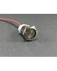 Metalik - Işıklı On-Off Buton (16 mm)