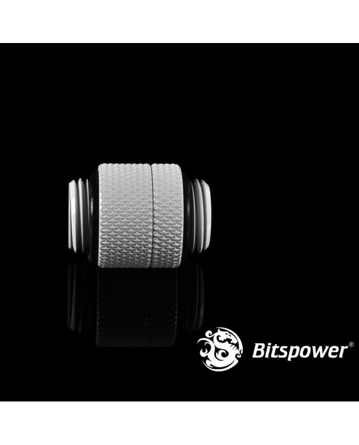 Bitspower G1/4 Male to Male Rotary - Beyaz