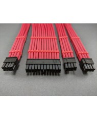 MM_Cables Koyu Gri Sleeved Uzatma - SET