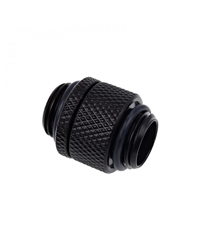 Alphacool Eiszapfen Double Nippel Rotaryli G1/4 Outer Thread to G1/4 Outer Thread - Deep Black