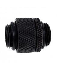 Alphacool Eiszapfen Double Nippel Rotaryli G1/4 Outer Thread to G1/4 Outer Thread - Deep Black