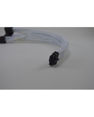3*8 Pin to 12VHPWR (Gen5) Uzatma Kablosu (Sleeved) 3*8 Pin to 12VHPWR (Gen5) Uzatma Kablosu (Sleeved)
