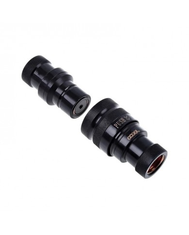 Alphacool Eiszapfen Quick Release Coupling Set G1/4 IG - Deep Black