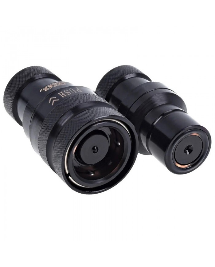 Alphacool Eiszapfen Quick Release Coupling Set G1/4 IG - Deep Black