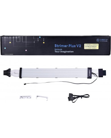 Lian Li Strimer Plus V2 - Gen.5 Uzatma (8 Light Guide)